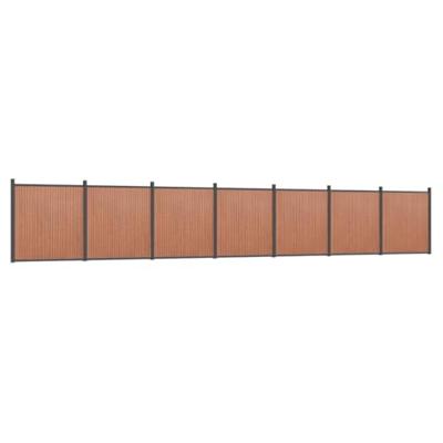 Schuttingpaneel 1218x186 cm HKC bruin