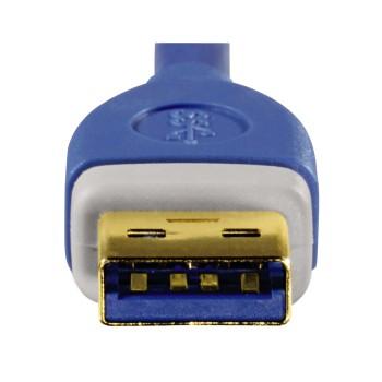 Micro-USB 3.0-kabel, verguld, dubbel afgeschermd, 1,80 m