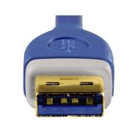 Micro-USB 3.0-kabel, verguld, dubbel afgeschermd, 1,80 m - thumbnail