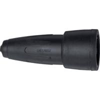Merten 172991 Koppeling met randaarde Massief rubber 230 V Zwart IP20 - thumbnail