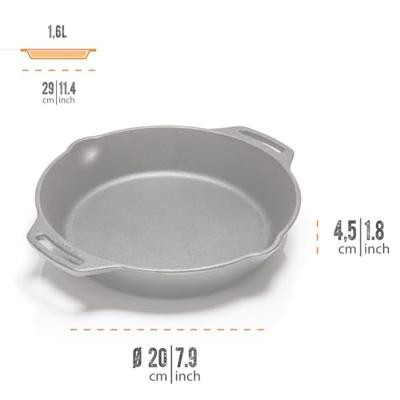 Petromax gietijzeren skillet 2 handvatten 25cm