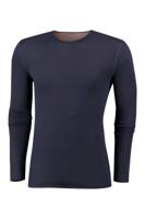 Rough Merinowol Longsleeve Heren | Dark navy | S - thumbnail