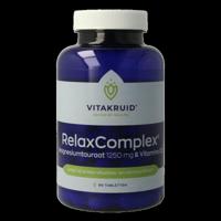 RelaxComplex oa Magnesium Tauraat & Vitamine D3 90 Tabletten - thumbnail