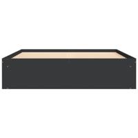 Bedframe zwart 160x200 cm - thumbnail