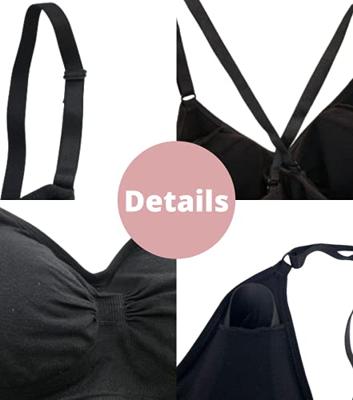 Magic BH zonder beugels - comfort bra spaghetti -Naadloos BH Topje - Uitneembare pads - M - Zwart - M - M - M - M - M - M - M - M - M - M