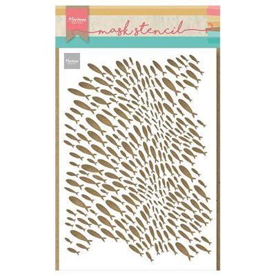 Marianne Design • mask stencil school of fish
