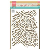 Marianne Design • mask stencil school of fish - thumbnail