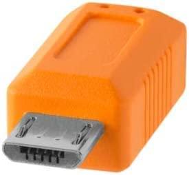 Tether Tools USB-kabel USB 2.0 USB-C stekker, USB-micro-B stekker 4.60 m Oranje CUC2515-ORG