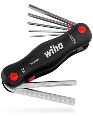Wiha Inbus Haakse schroevendraaierset 2 mm, 2.5 mm, 3 mm, 4 mm, 5 mm, 6 mm, 8 mm 7-delig