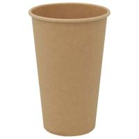 VidaXL Papieren koffiekopjes 1000 st 16oz 400 ml bruin - thumbnail