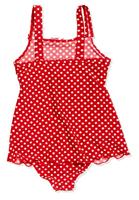 Playshoes badpak met rokje Stippen Rood Wit-134-140 - thumbnail