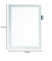 Durable 499323 Infoframe, zelfklevend Zilver (b x h) 238 mm x 324 mm DIN A4 - thumbnail