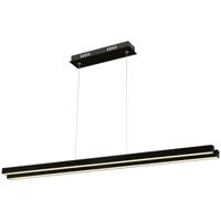 LED Hanglamp - Hangverlichting - Mater - 35W - Natuurlijk Wit 4000K - Zwart Aluminium - thumbnail