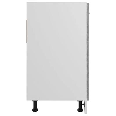 Gootsteenkast 80x46x81,5 cm bewerkt hout grijs sonoma eiken Gootsteenkast 80x46x81,5 cm bewerkt hout grijs sonoma eiken