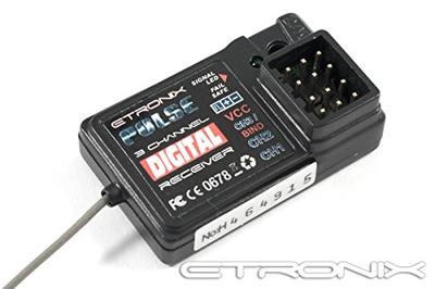 Etronix Pulse 2-kanaals zender inclusief ontvanger (2.4 ghz) Etronix Pulse 2-kanaals zender inclusief ontvanger (2.4 ghz)