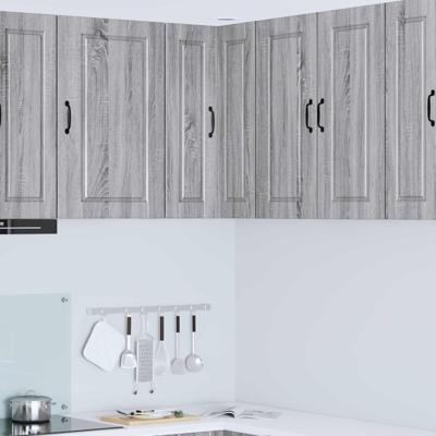 Keukenkast met plank Grijs Sonoma 57 x 57 x 80 cm Bewerkt hout