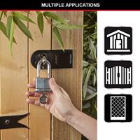 Masterlock 2 x 50mm keyed alike padlocks with treated steel body for weather resi - M5EURT - thumbnail