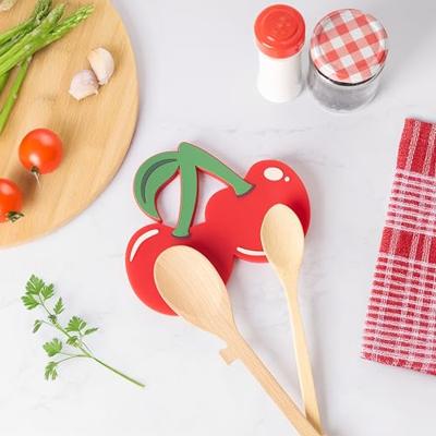 Kers Lepelhouder Kers Lepelhouder