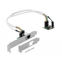 DeLOCK Mini PCle I/O PCle half size 1x Gigabit Lan netwerkadapter - thumbnail