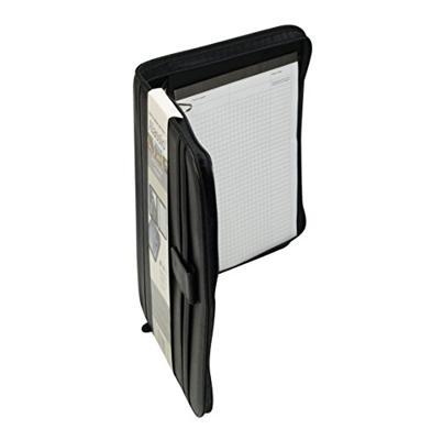 Juscha JU-30040 Conferentiemap Alassio Riccione Kunstleer Finetouch A4 Zwart