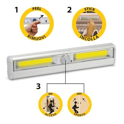 Draadloze Ledlamp met bewegingssensor en magneet - 5000K