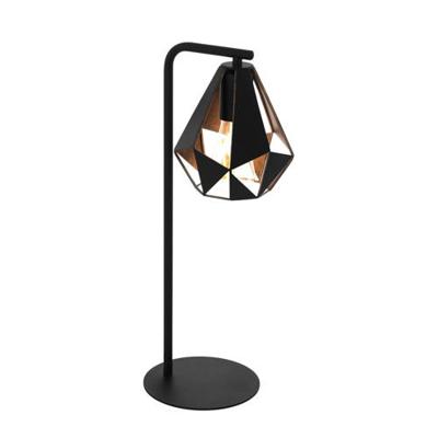 EGLO Carlton 4 tafellamp Zwart, Koper E27