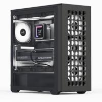 AeroCool D502A-G-BK-V1 Midi-tower PC-behuizing Zwart - thumbnail