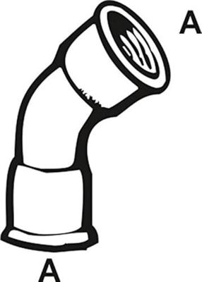 Cornat Galva Bocht Vv 3/4 45Gr (41) - VFB4134 Cornat Galva Bocht Vv 3/4 45Gr (41) - VFB4134