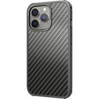 Black Rock Cover Robust Real Carbon Voor Samsung Galaxy S20 Plus Zwart - thumbnail