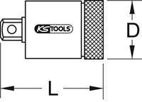 KS Tools 516.1502 3/8 koppelbegrenzer voor bougies, 24 Nm - thumbnail