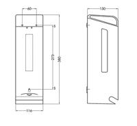 Mediclinics Mediclinics toiletrolhouder (3 rollen) PRO781C - RVS hoogglans - thumbnail