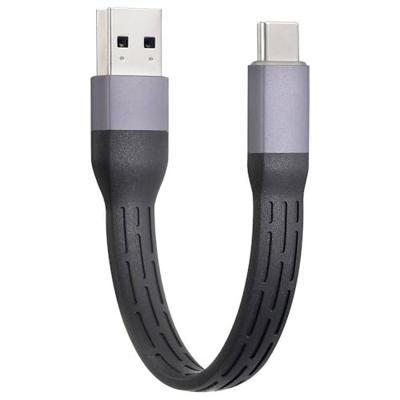 Renkforce RF-6738048 USB-kabel USB 2.0 0.15 m Zwart Flexibel, Met LED