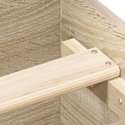 Bedframe zonder matras hout sonoma eikenkleurig 100x200 cm Bedframe zonder matras hout sonoma eikenkleurig 100x200 cm