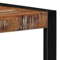 Wandschap 35x35x100 cm massief gerecycled hout meerkleurig - thumbnail