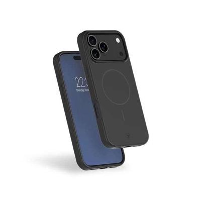 MagSafe-hoesje - iPhone 17 Pro Max - Verstevigd siliconen - Zwart