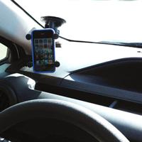 RAM MOUNTS X-Grip Zuigvoethouder voor smartphones tot 82,6 mm breed - B-kogel (1 inch), medium verbindingsarm - thumbnail