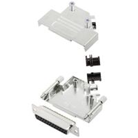 TRU COMPONENTS TCD45ZK25DBSK 7708748 D-sub female connectorset 45 ° Aantal polen: 25 Soldeerkelk 1 stuk(s) - thumbnail