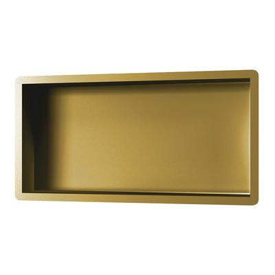 Inbouwnis Brauer Gold Edition 30x60 cm Geborsteld Goud Brauer Inbouwnis Brauer Gold Edition 30x60 cm Geborsteld Goud Brauer
