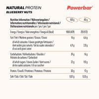 POWERBAR natural protein (18 x 40gr) - blueberry nuts - thumbnail