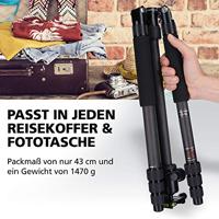 Rollei CT5C carbon statief met incl. mini statief gemaakt van hoogwaardig carbon - thumbnail