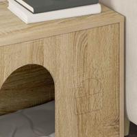 Kattenhuis Sonoma 51 x 30 x 52 cm Bewerkt hout - thumbnail