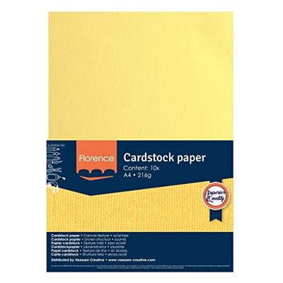 Florence • cardstock papier 216g textuur a4 asparagus 10x