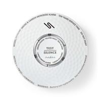 Rook- en koolmonoxidemelder | Batterij Gevoed | Batterijlevensduur tot: 10 Jaar | EN 14604 / EN 50291 | Met testknop | 85 dB | ABS | Wit - thumbnail