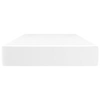 Pocketveringmatras 80x200x20 cm kunstleer wit - thumbnail