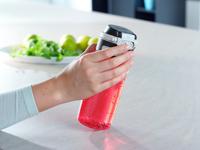 Leifheit 3263 flip tritan drinkfles 550 ml rood - thumbnail