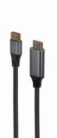 DisplayPort naar HDMI Kabel GEMBIRD CC-DP-HDMI-4K-6 (1,8 m) 4K Ultra HD - thumbnail