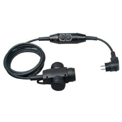 Bachmann 919.015 PRCD-verlengkabel PRCD-S 250 V Zwart IP44
