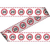 20 Jaar Verkeersbord Afzetlint - 15 meter - thumbnail