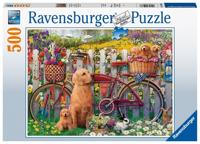 Ravensburger puzzel Dagje uit in de natuur 500 stukjes - thumbnail
