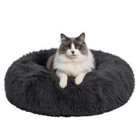 Pecco Ronde mand voor hond en kat - 50 cm - Fluffy - Zwart - thumbnail